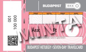 Budapest 7-day travel card