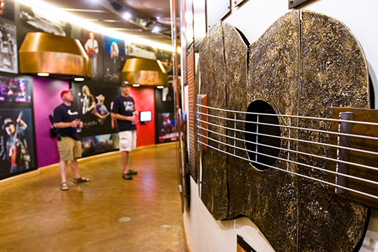 Music displays at the Colorado Welcome Center in Red Rocks/Morrison