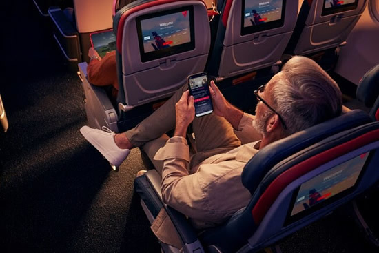 デルタ航空、機内の高速Wi-Fiを無料提供
