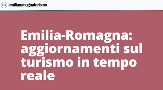 Emilia-Romagna: aggiornamenti sul turismo in tempo reale