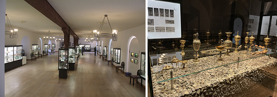 展示ホール＆町の産業だった工芸品