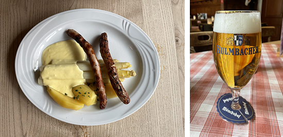 クルムバッハソーセージ＆ビール