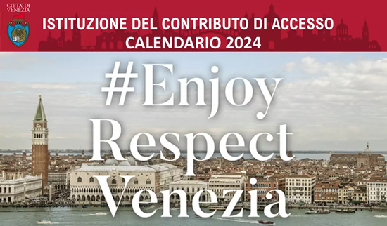 ヴェネツィア市が入島税徴収の実施概要を発表　2024年4月25日より試験的に計29日／年 実施